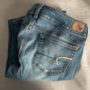 American eagle jeans kick boot super stretch